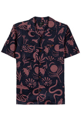 ATLAS SS SHIRT Navy/Fig