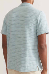 BEACH TEXTURE RESORT SHIRT Sterling Blue