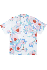 ACRYLIC FLOWER WOVEN Cream Multi