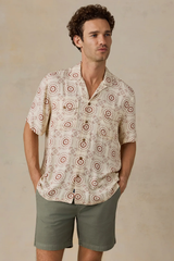 BALI CAMP SS Cream Sunburst Bloom