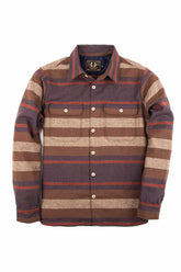 BENSON LS Brown Stripe