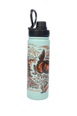 DEER METAL WATER BOTTLE Seafoam