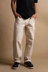 DOUBLE KNEE JOURNEY PANT Natural