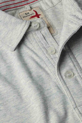 FINELINE JERSEY POLO Stone/White