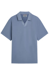 3 CROSSES GARMENT-DYED POLO Infinity