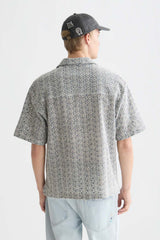 EMBROIDERED RELAXED SS Bright White