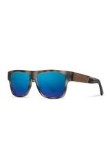 CLIFF Matte Pearl Grey/Walnut/HD+ Polar Blue Flash