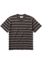 BRODY SWEATER TEE Espresso Stripe
