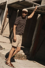 BRODY SWEATER TEE Espresso Stripe