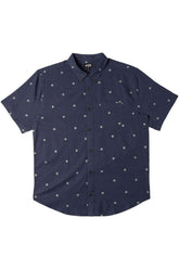 ALL DAY JACQUARD SS Dusty Navy