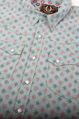 CALICO SOUTHWESTERN SS Turquoise