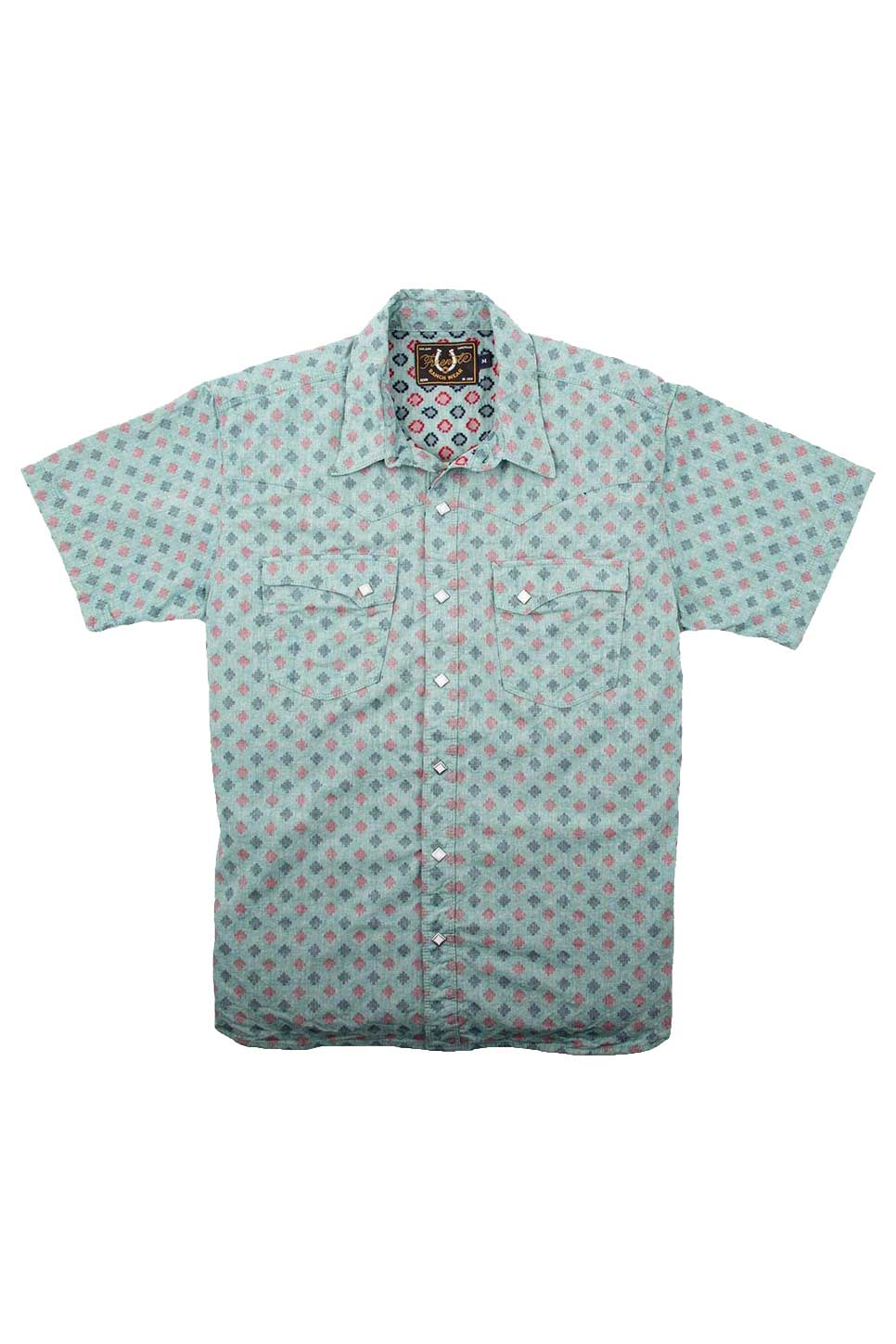CALICO SOUTHWESTERN SS Turquoise