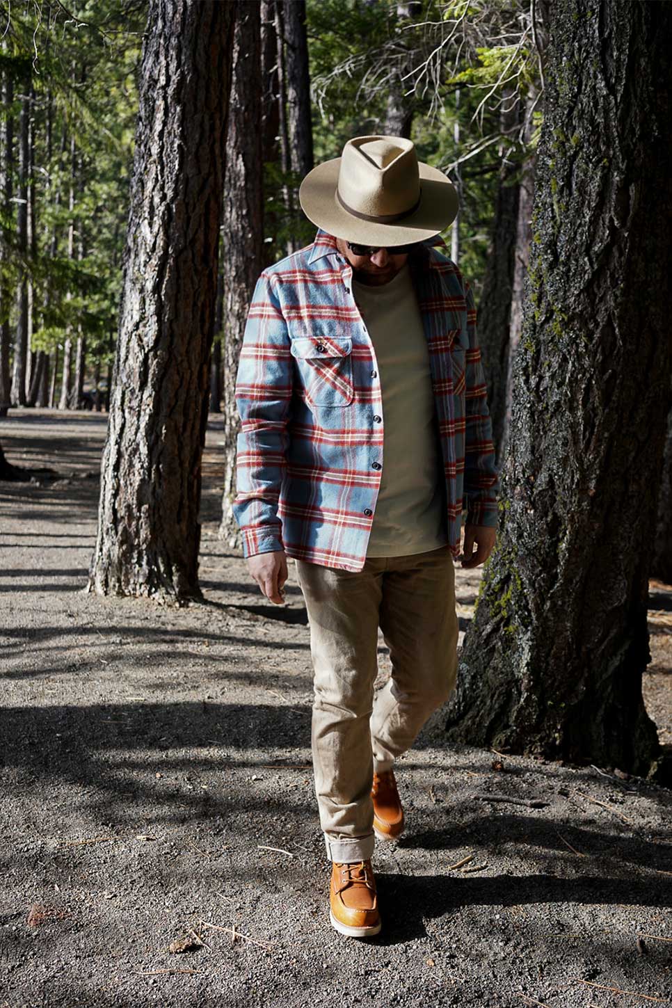 BENSON PLAID LS Blue