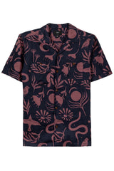 ATLAS SS SHIRT Navy/Fig