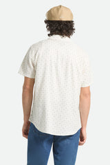 CHARTER SLUB SS Off White Micro Geo