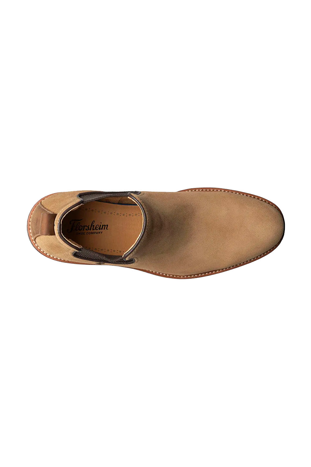 ANTHEM PLAIN TOE CHELSEA - MOCHA SUEDE