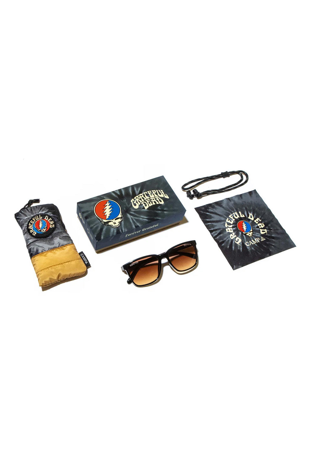CRAG Black/Grateful Dead Stealie/Basic Brown Fade Polar
