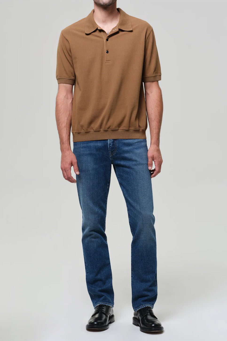 BANDED POLO Vintage Kelp