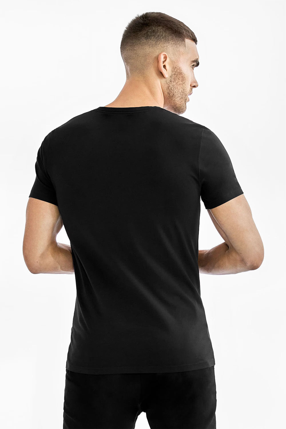 BASIC CREW NECK Black