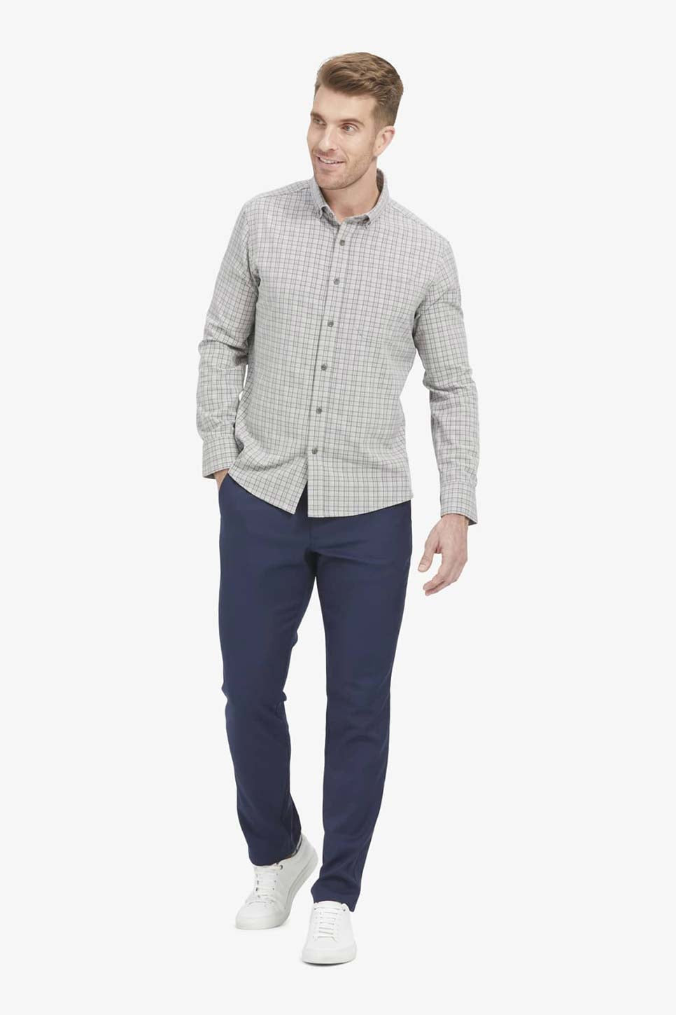 CITY FLANNEL Gray Multi Plaid