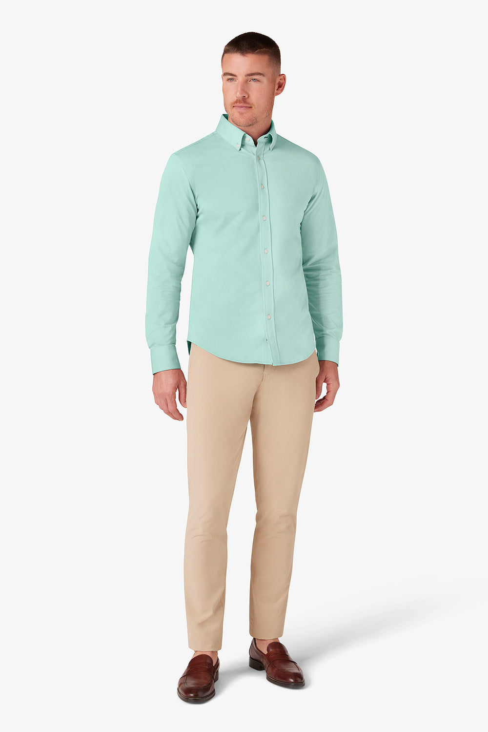 ELLIS OXFORD Nile Blue Solid