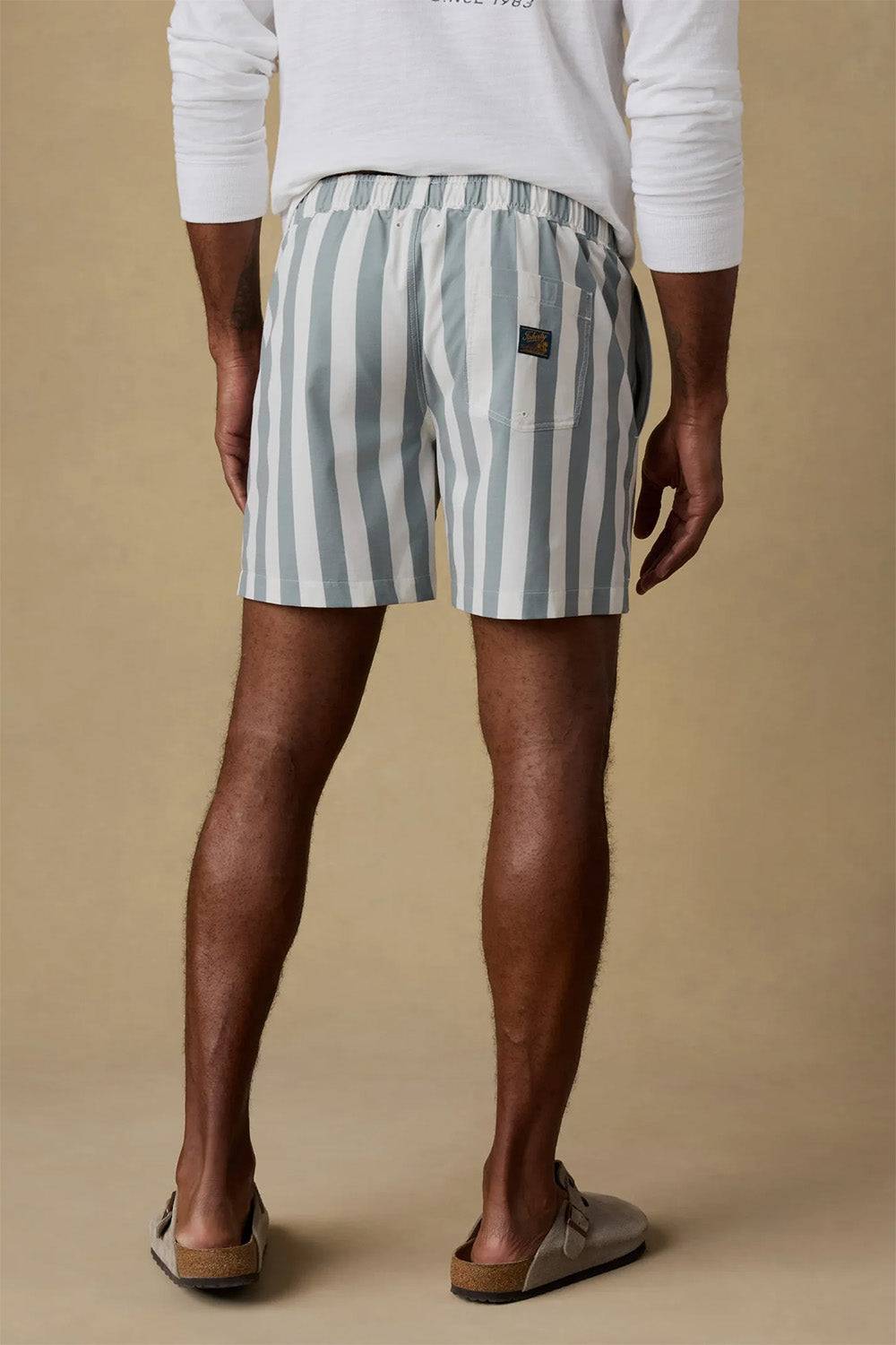 ALL DAY TRUNK Sage Awning Stripe