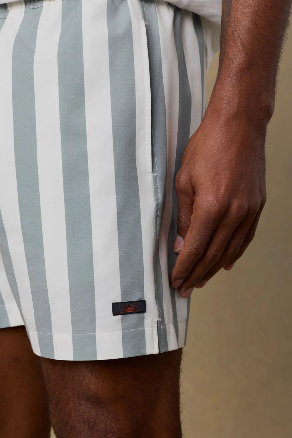 ALL DAY TRUNK Sage Awning Stripe