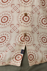 BALI CAMP SS Cream Sunburst Bloom