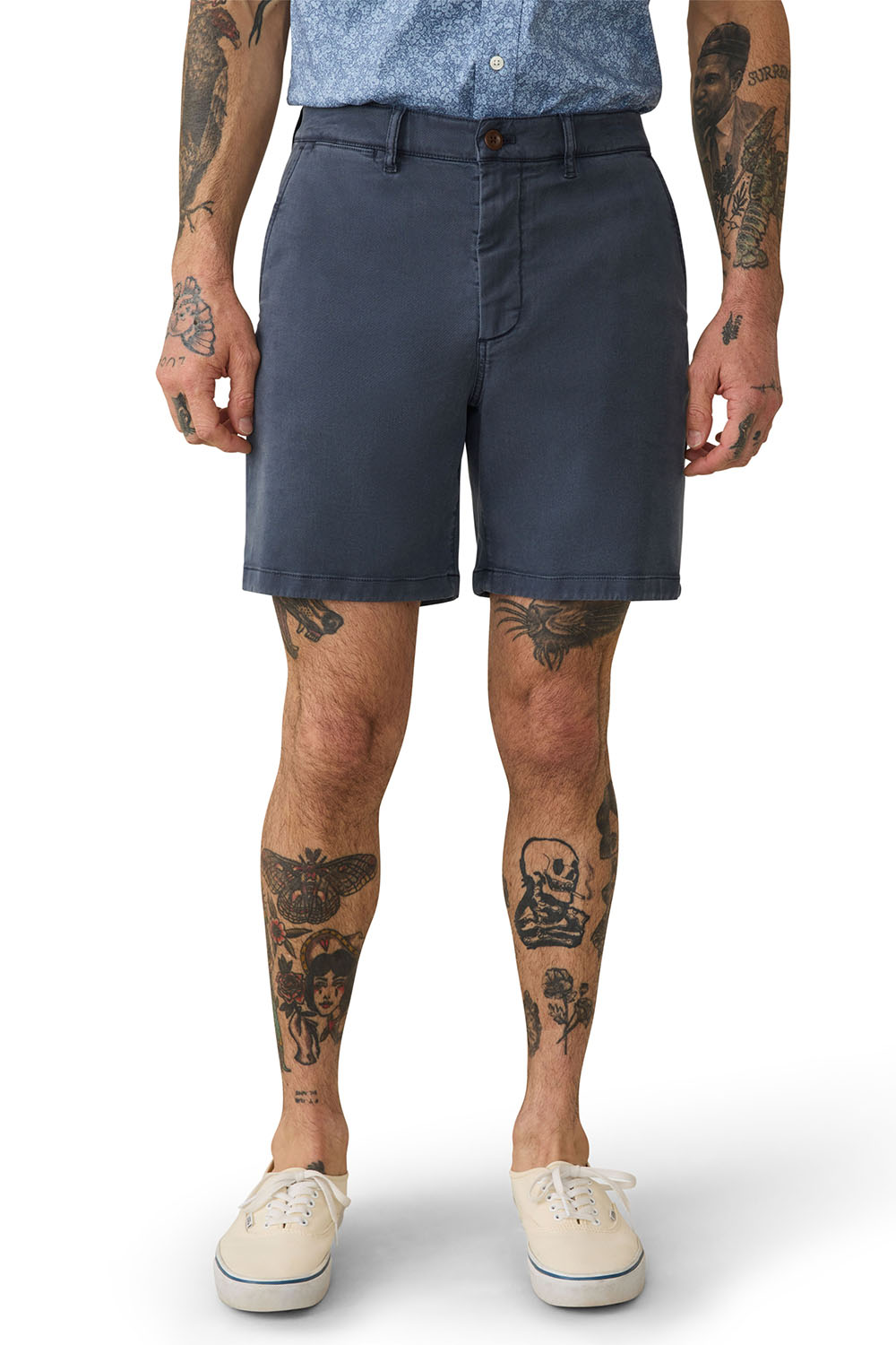 ESSENTIAL CHINO SHORT Blue Nights