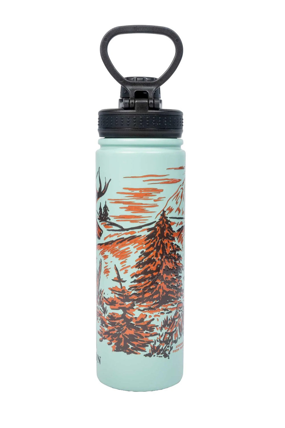 DEER METAL WATER BOTTLE Seafoam