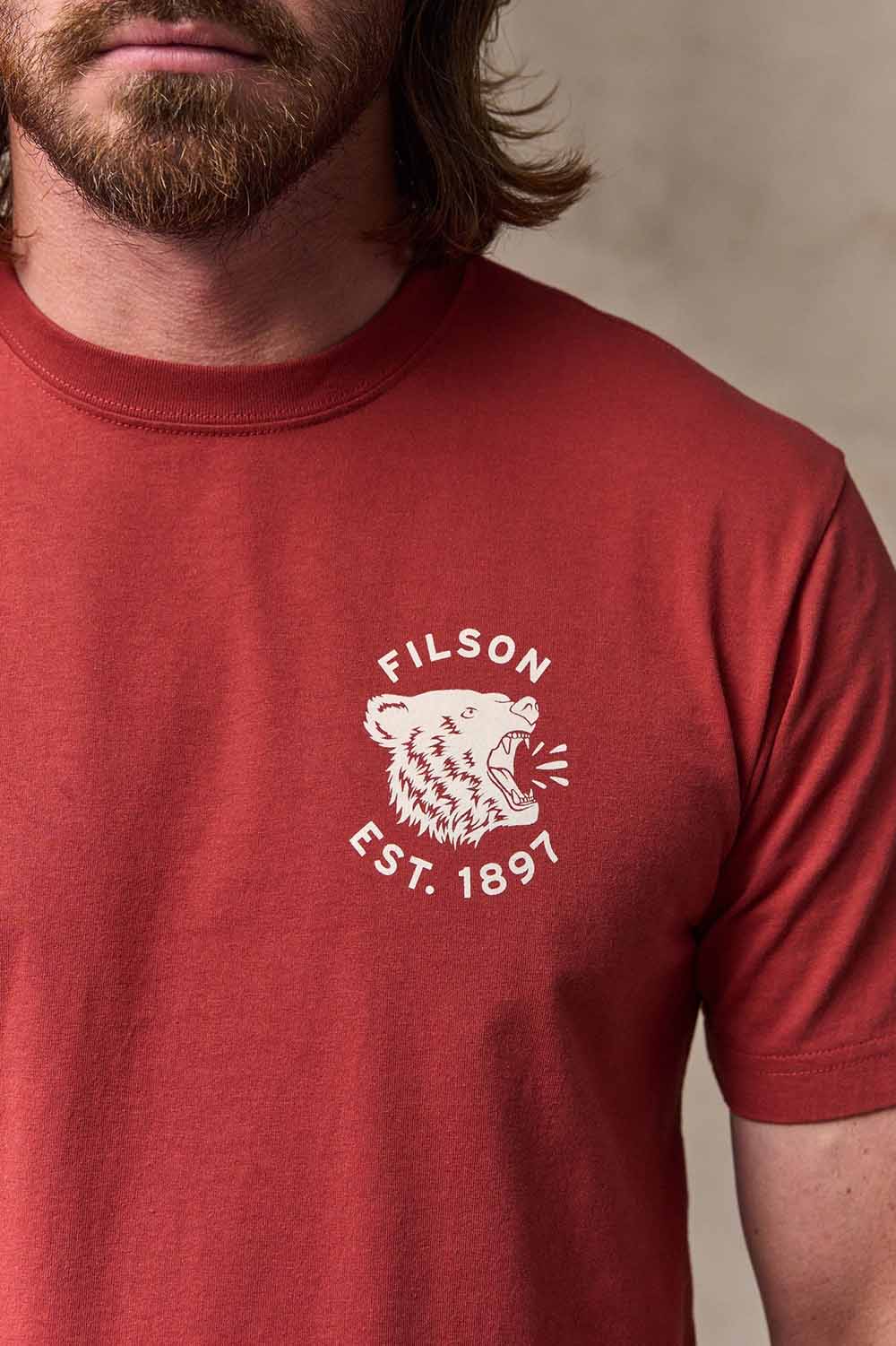 BEAR GRAPHIC T-SHIRT Chili Oil