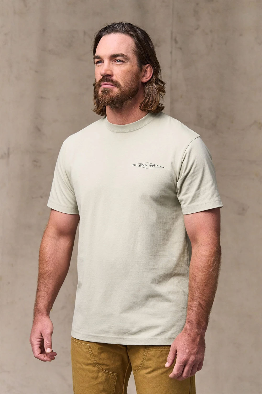 DIAMOND GRAPHIC T-SHIRT Gray Sky
