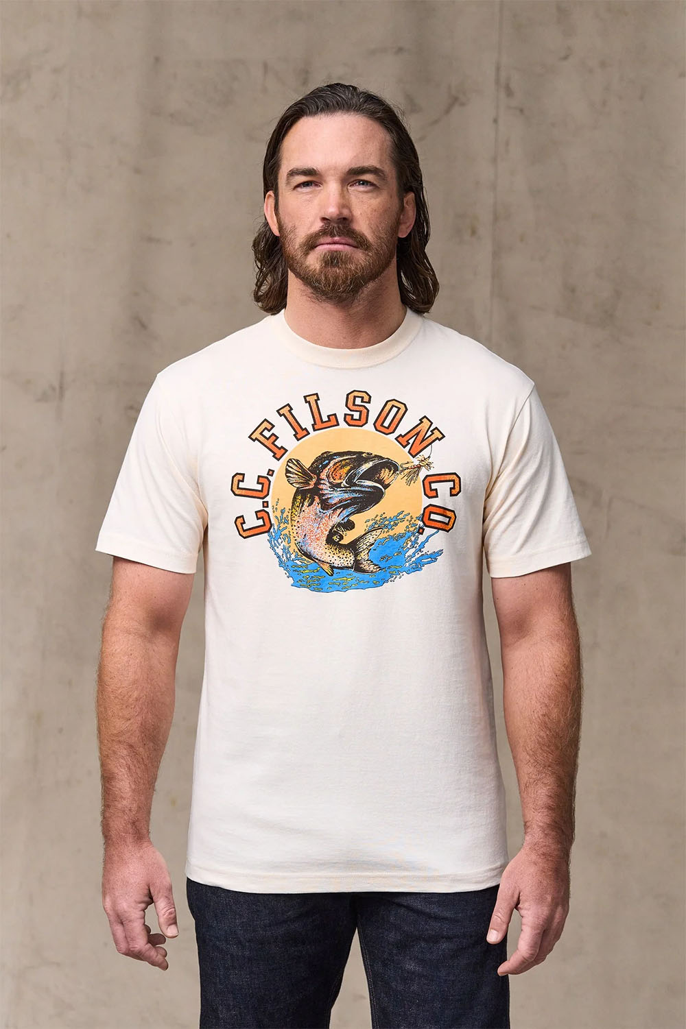 DRY FLY GRAPHIC T-SHIRT Basswood