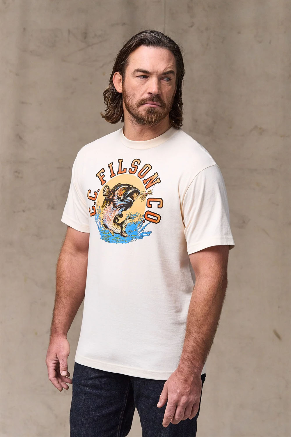 DRY FLY GRAPHIC T-SHIRT Basswood
