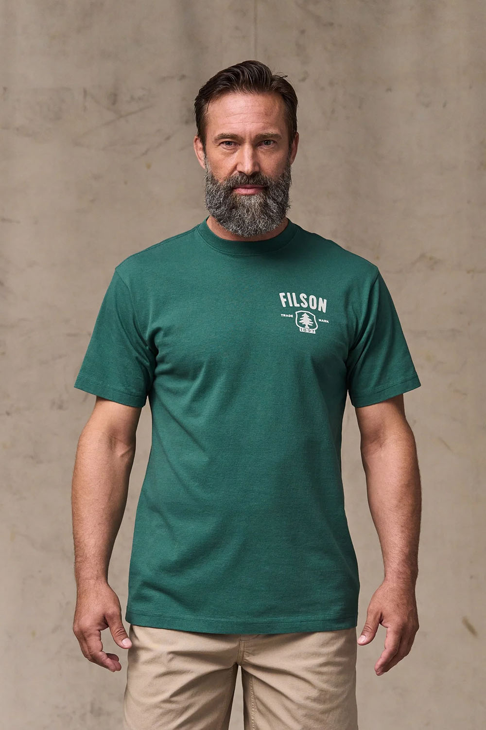 FORESTRY GRAPHIC T-SHIRT Mallard Green