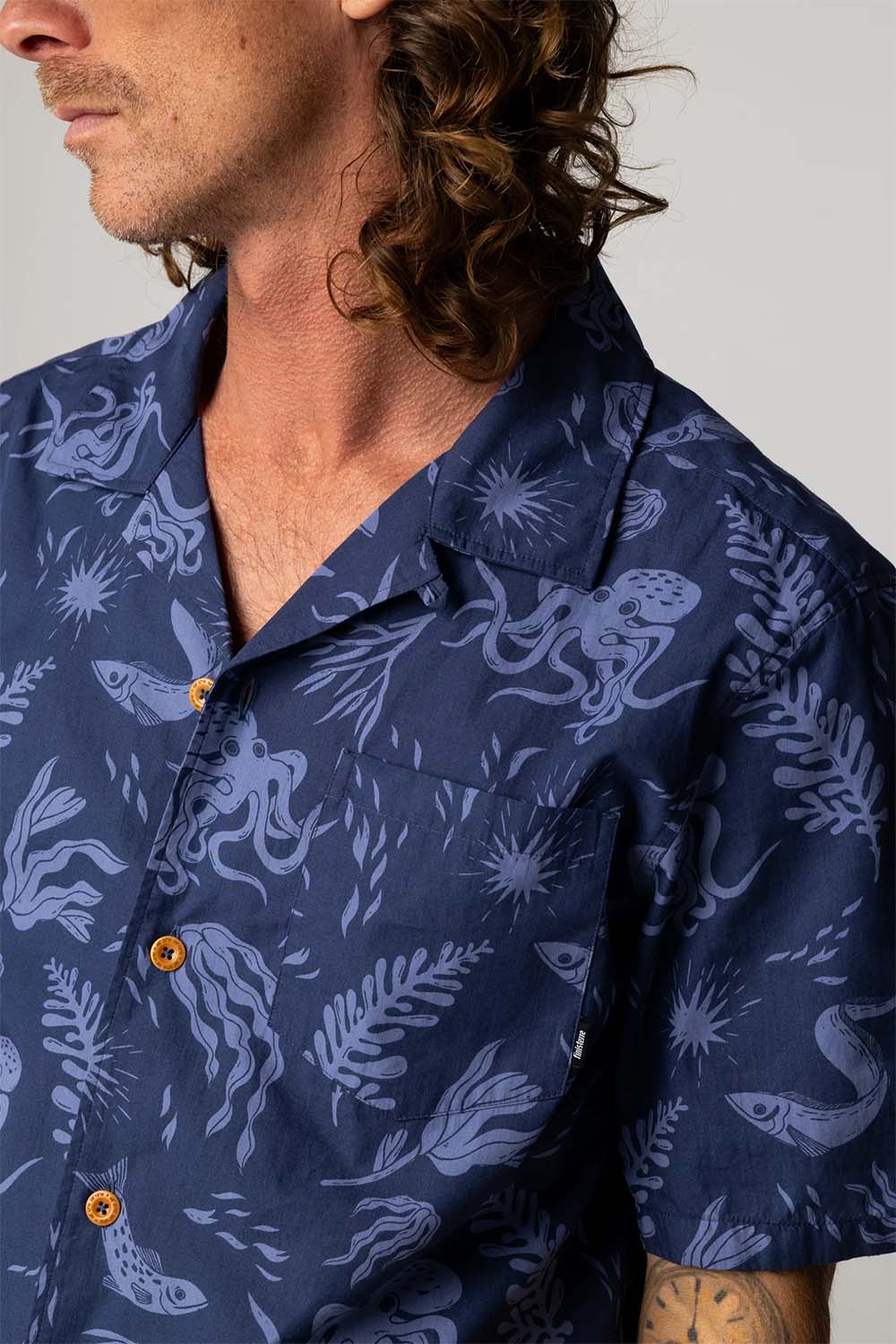 DYLAN PRINTED SS Ocean Folk/Galactic