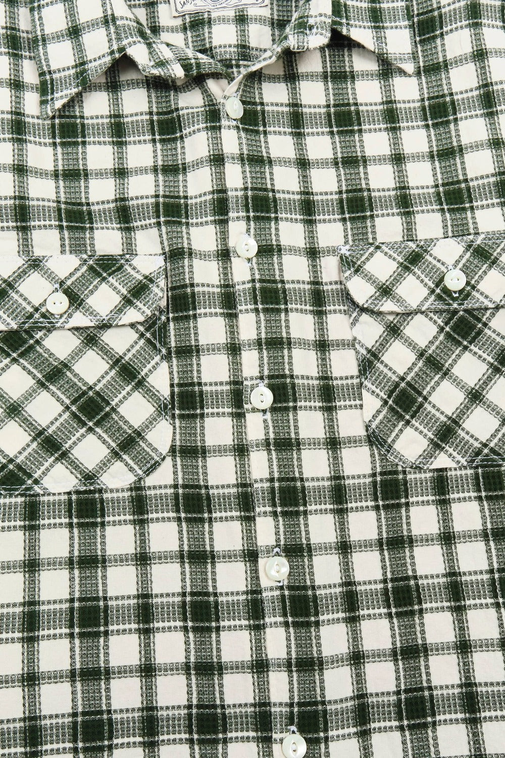 BENSON LS Cactus Green Plaid