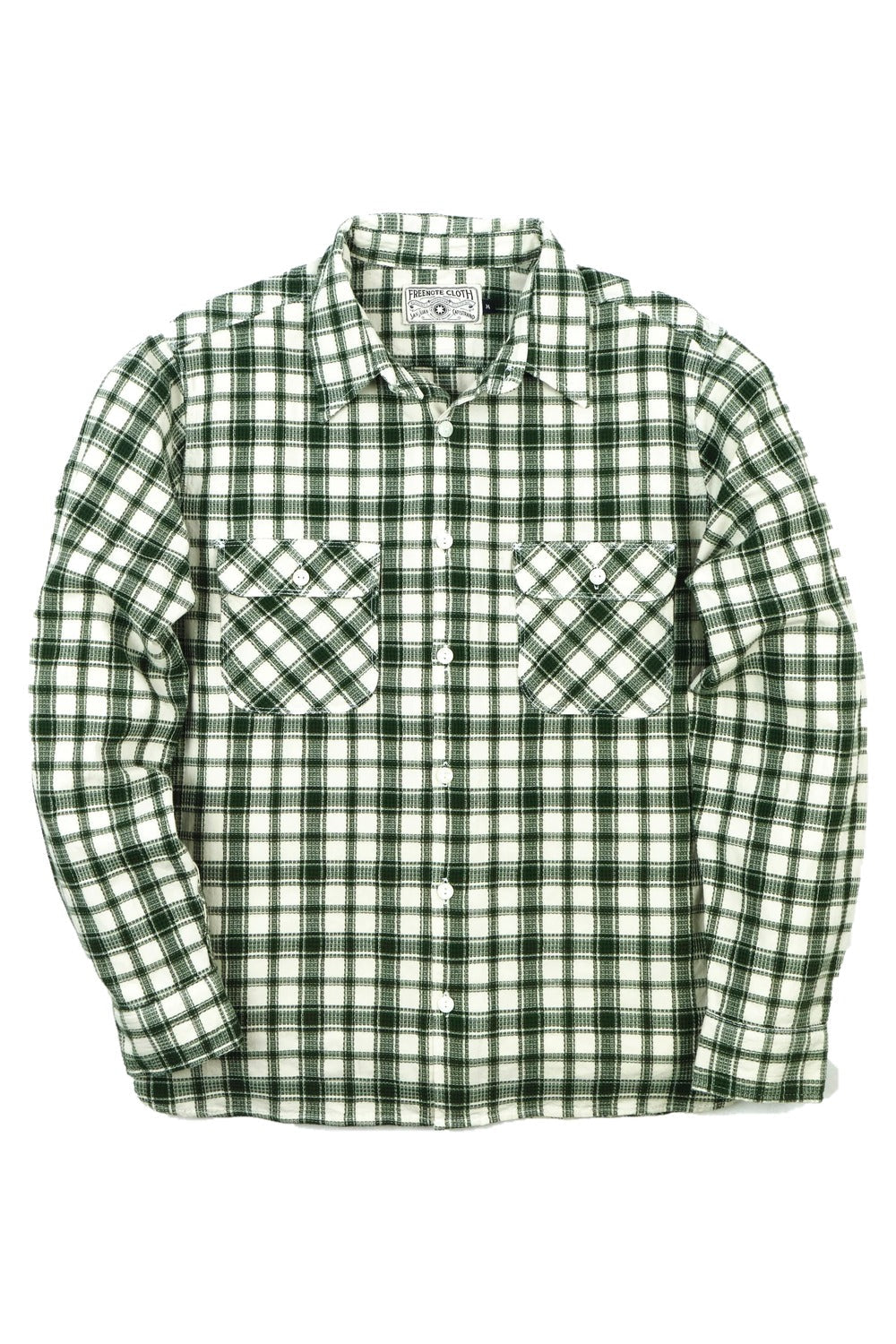 BENSON LS Cactus Green Plaid