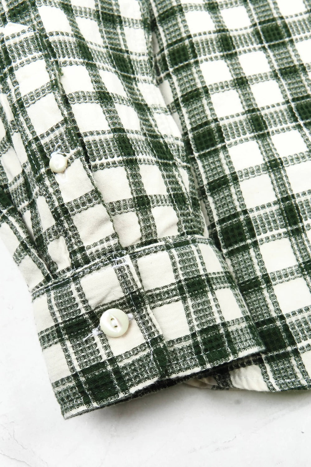 BENSON LS Cactus Green Plaid