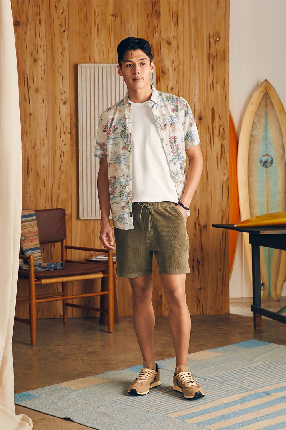 DRAWSTRING CORD SHORT Surplus Olive
