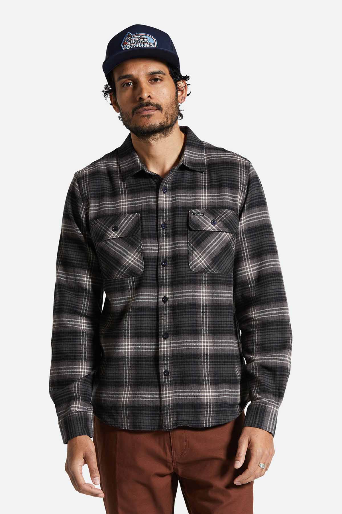 BOWERY LW ULTRA FLANNEL Charcoal/Black