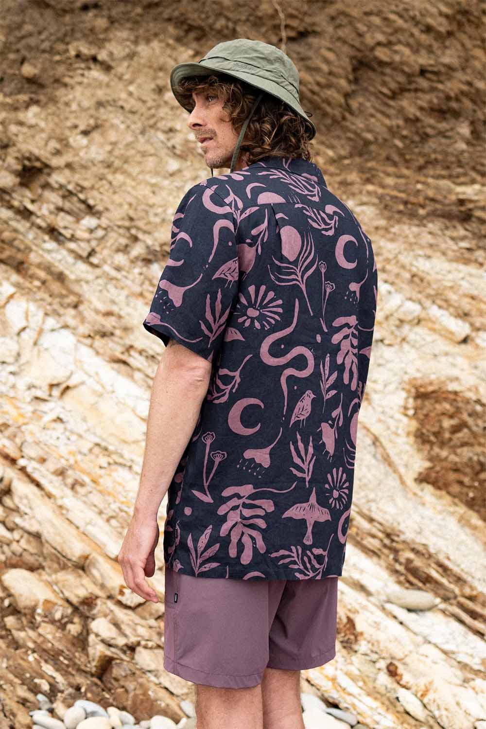 ATLAS SS SHIRT Navy/Fig