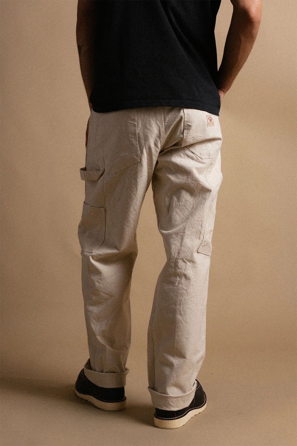 DOUBLE KNEE JOURNEY PANT Natural