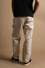 DOUBLE KNEE JOURNEY PANT Natural