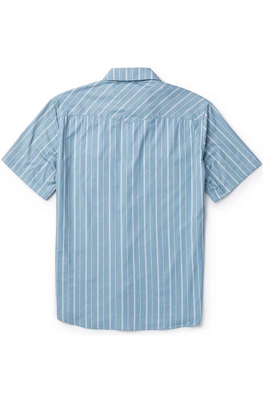 EL RANCHERO SS Slate Blue Stripe