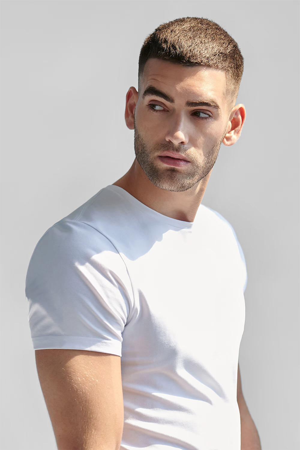 BASIC CREW NECK White