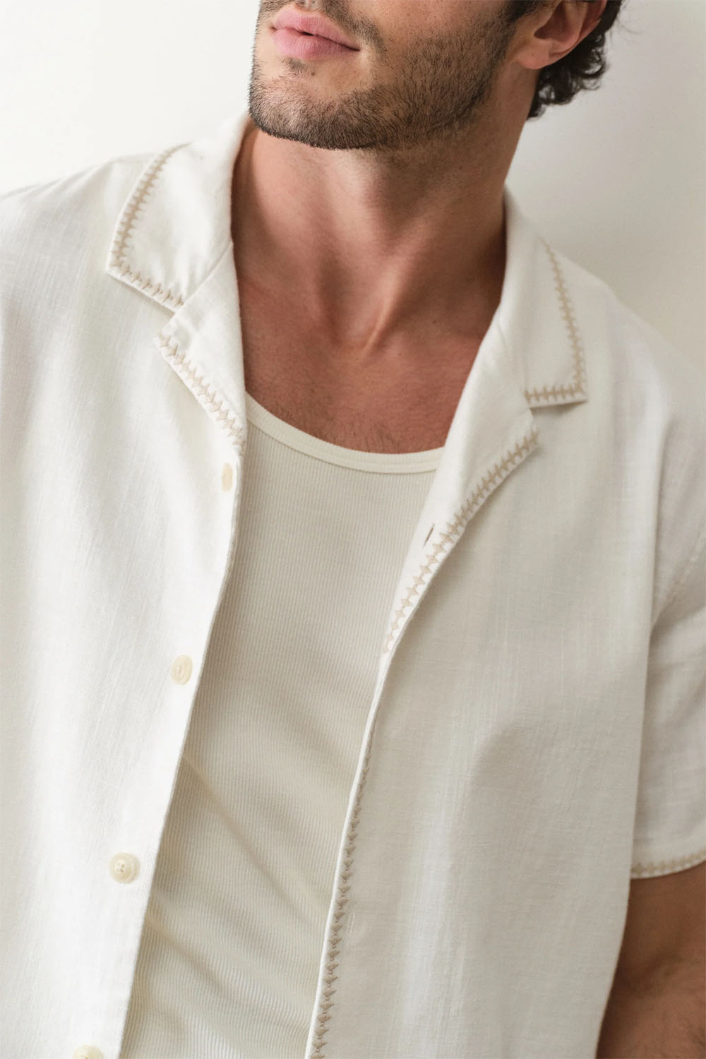 Embroidered Resort Shirt
