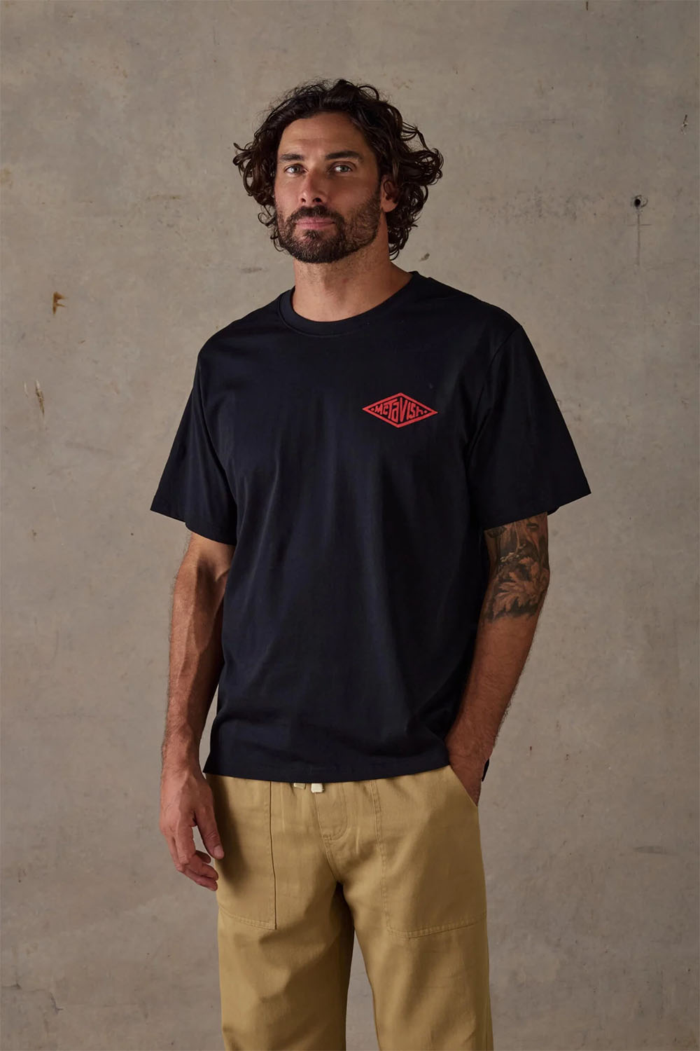 DIAMOND TEE Black