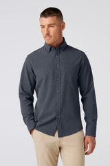 CITY FLANNEL Navy Heather