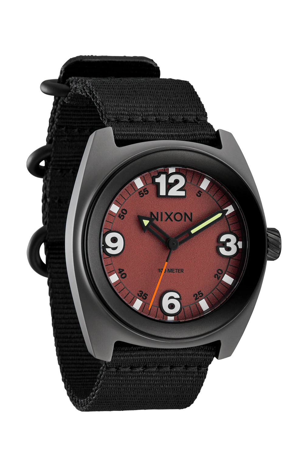 CLUTCH 42 - MATTE GUNMETAL/HOT SAUCE